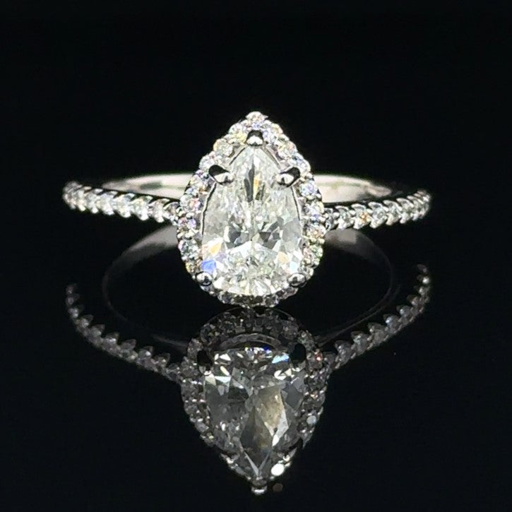 Halo Engagement Ring