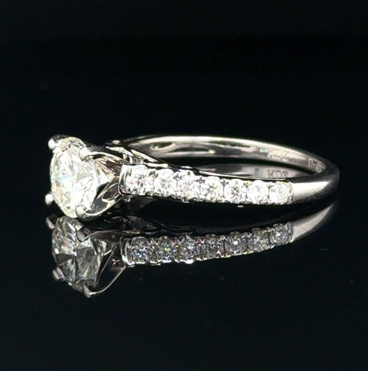 Accented Engagement Ring