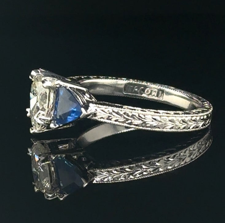 Tacori Three-Stone Engagement Ring