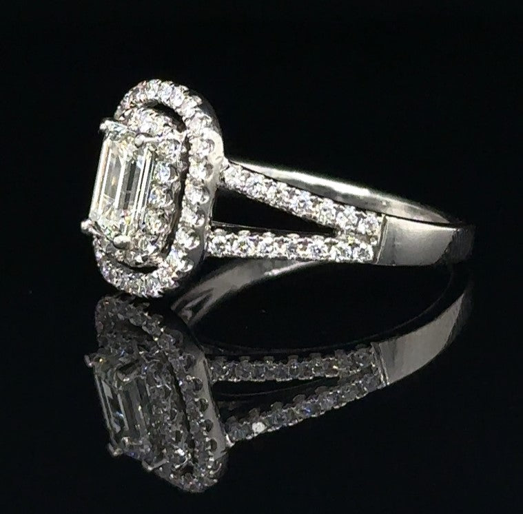 Halo Engagement Ring