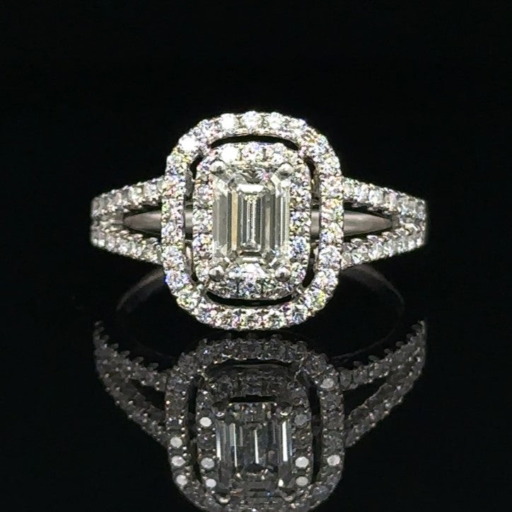 Halo Engagement Ring