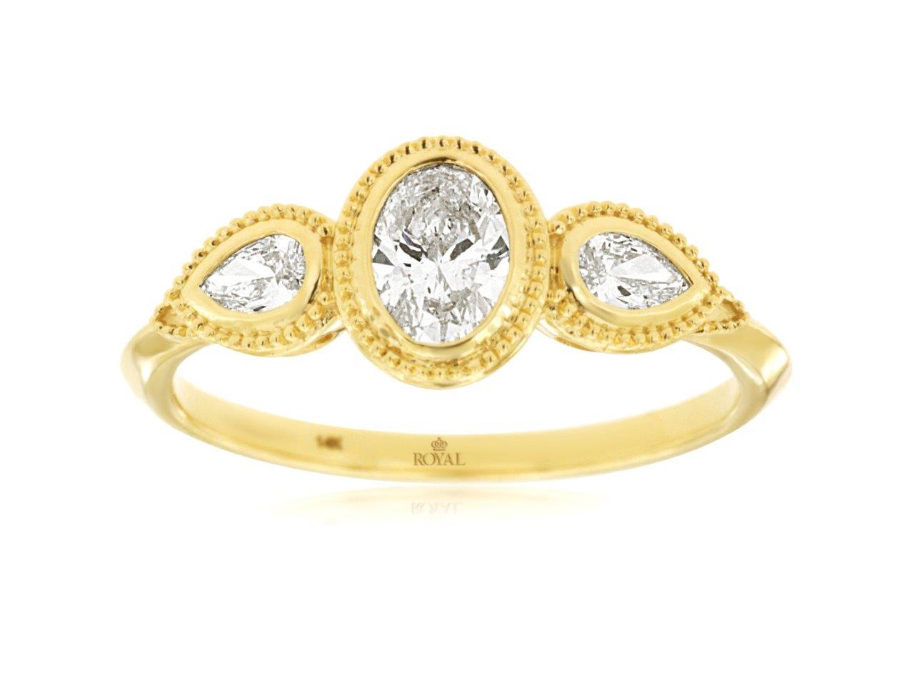 Diamond Three-Stone Ring