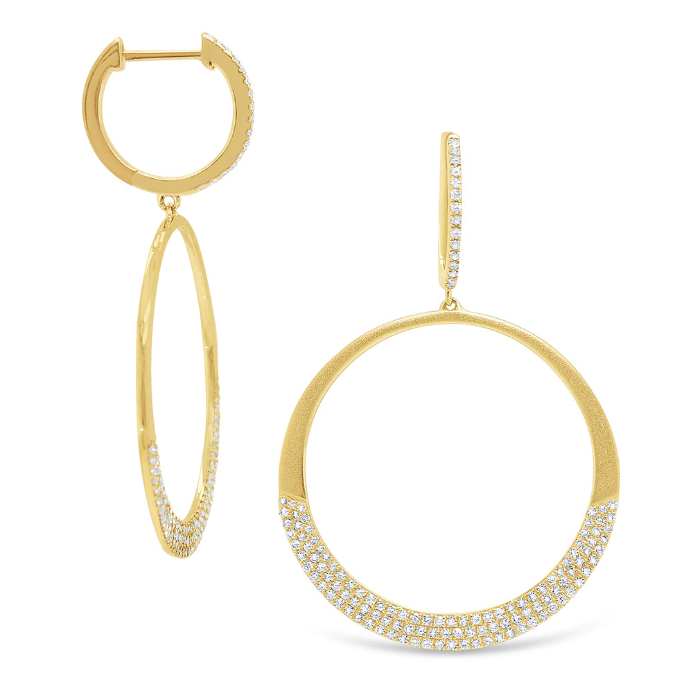 Dangle Hoop Earrings