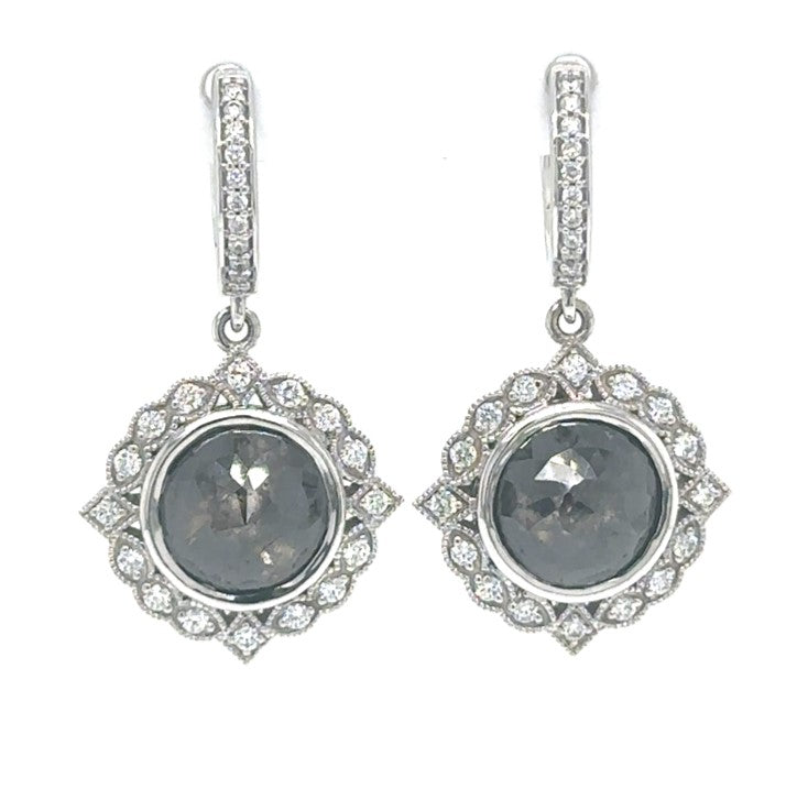 Black Diamond Earrings