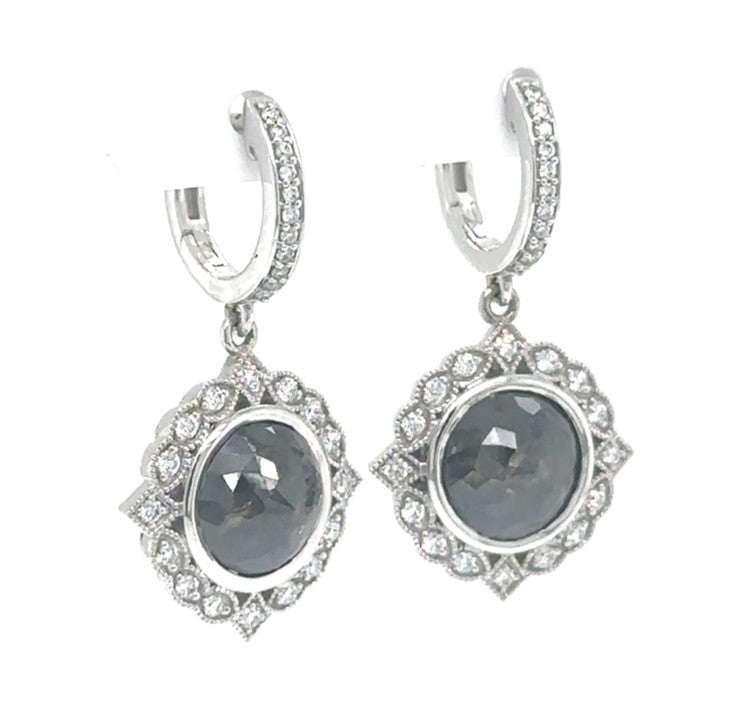 Black Diamond Earrings