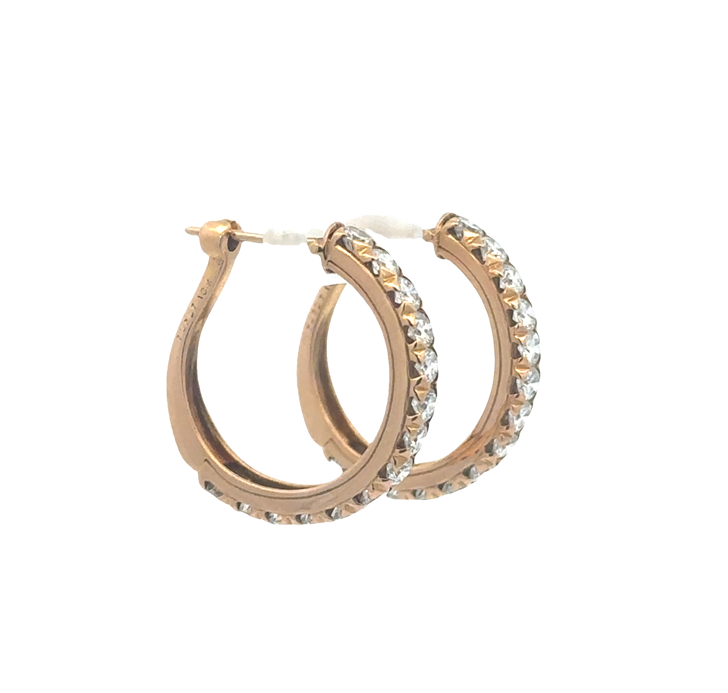 Diamond Hoop Earrings