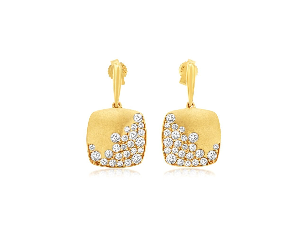 Diamond Cluster Earrings