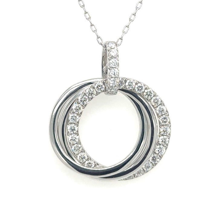 Diamond Circle Necklace