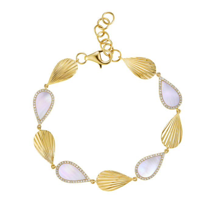 Mother of Pearl Seashell Bracelet