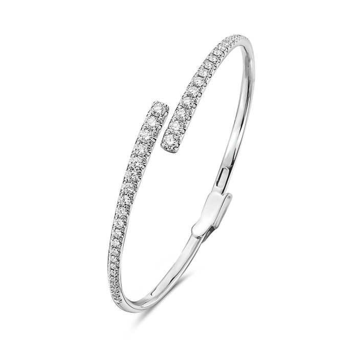 Hinged Bypass Diamond Bracelet