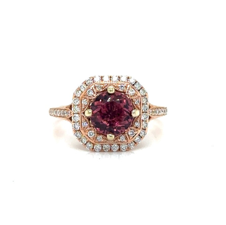 Pink Tourmaline Ring