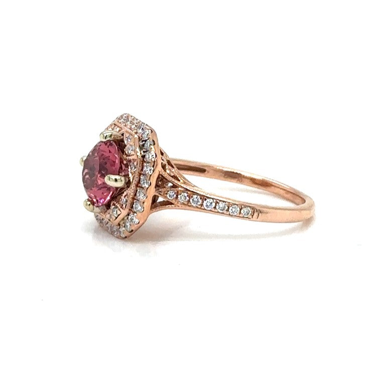 Pink Tourmaline Ring