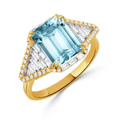 Sky Blue Topaz Ring