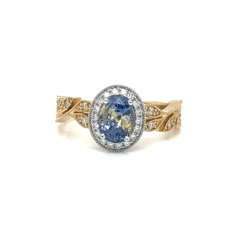 Bi-Color Sapphire Ring