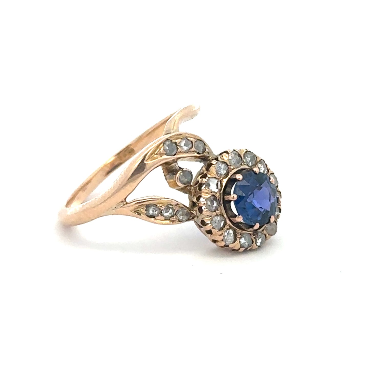 GIA Certified Color Change Sapphire Ring
