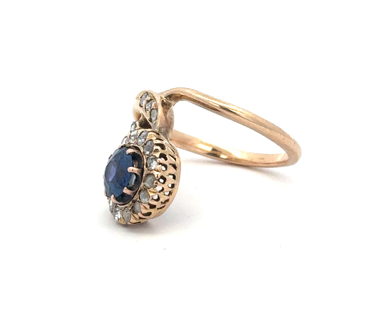 GIA Certified Color Change Sapphire Ring