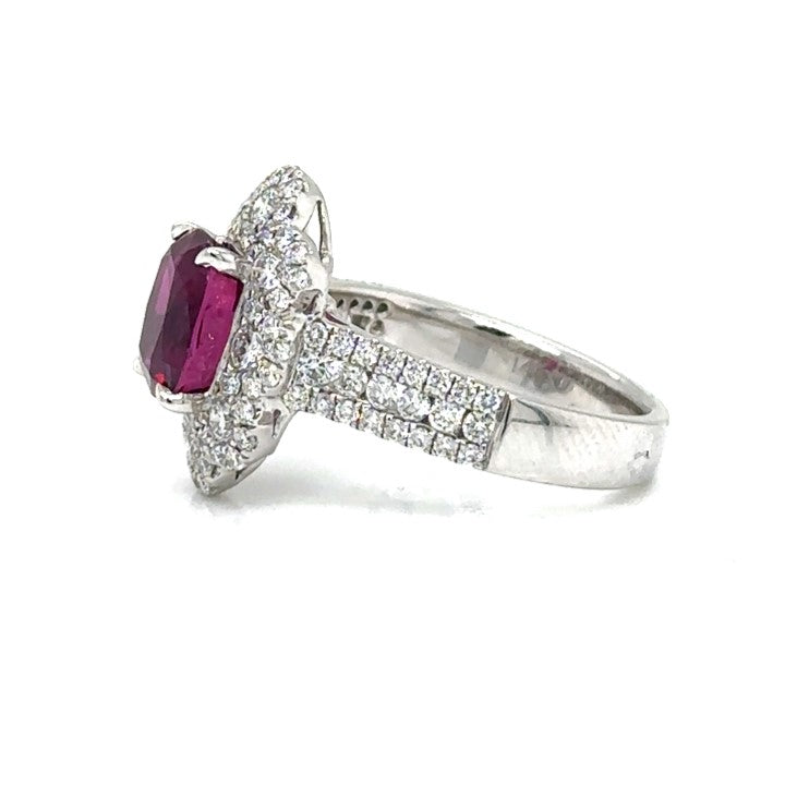 Ruby And Diamond Ring