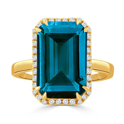 London Blue Topaz Ring