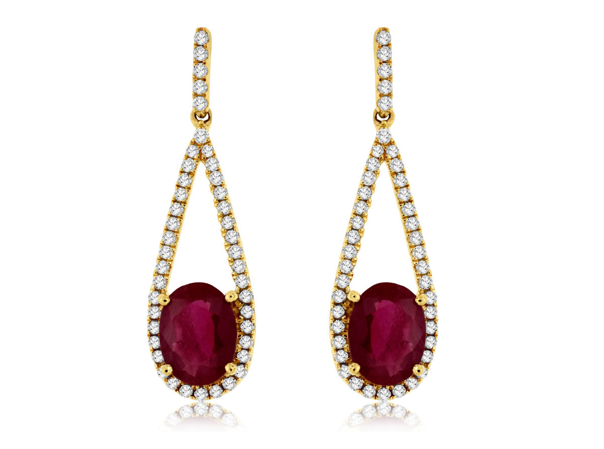 Ruby Earrings