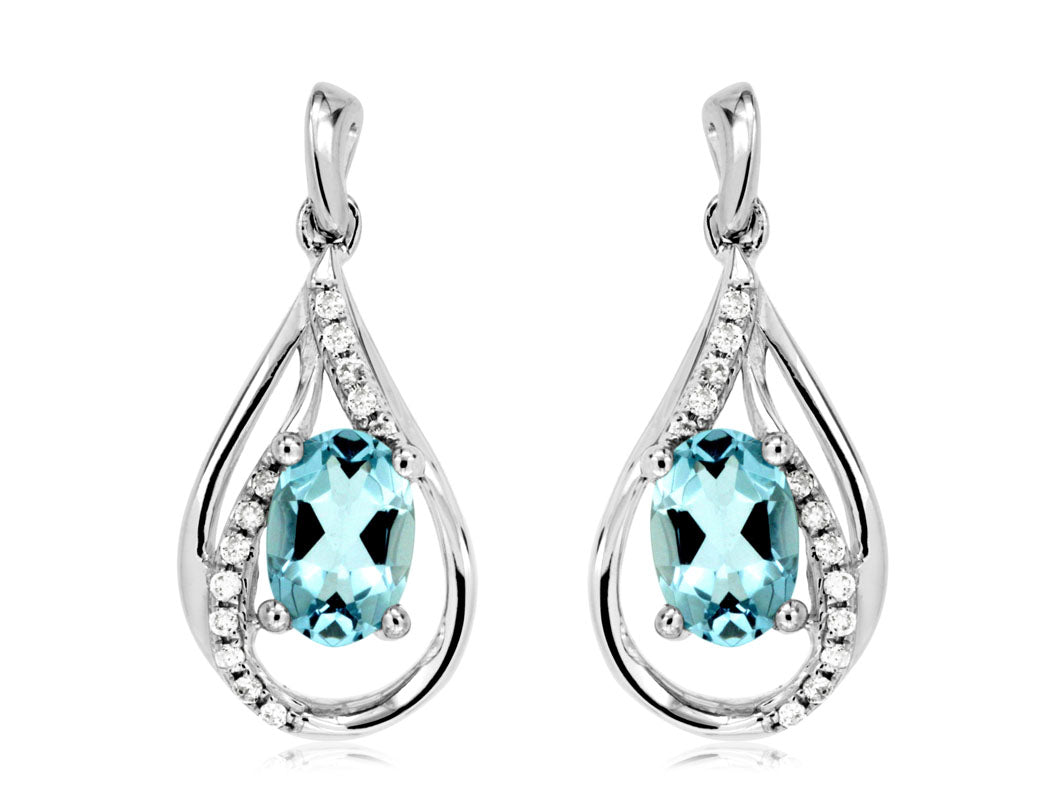 Aquamarine Earrings