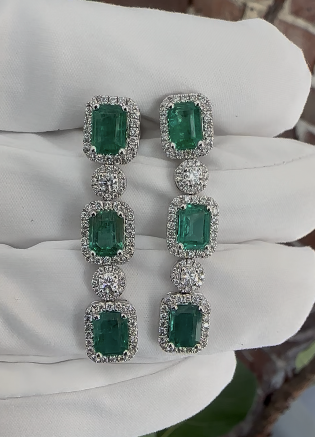 Emerald Earrings