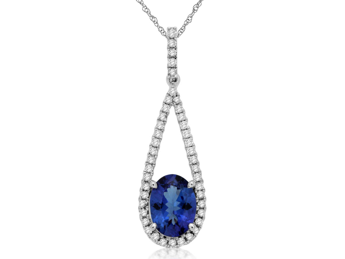 Tanzanite and Diamond Necklace