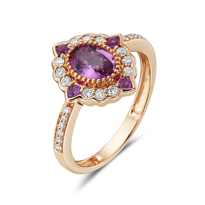 Pink Sapphire Ring