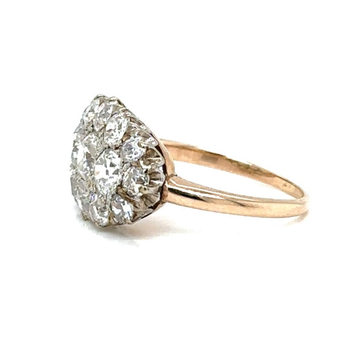 Diamond Cluster Ring
