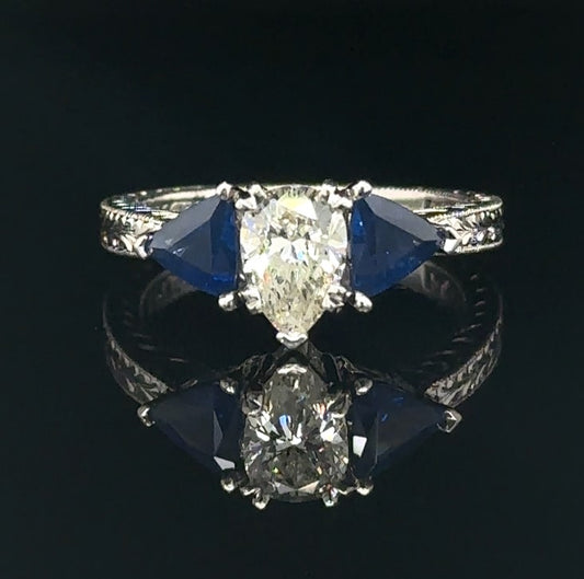 Tacori Three-Stone Engagement Ring