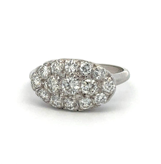 Diamond Cluster Ring
