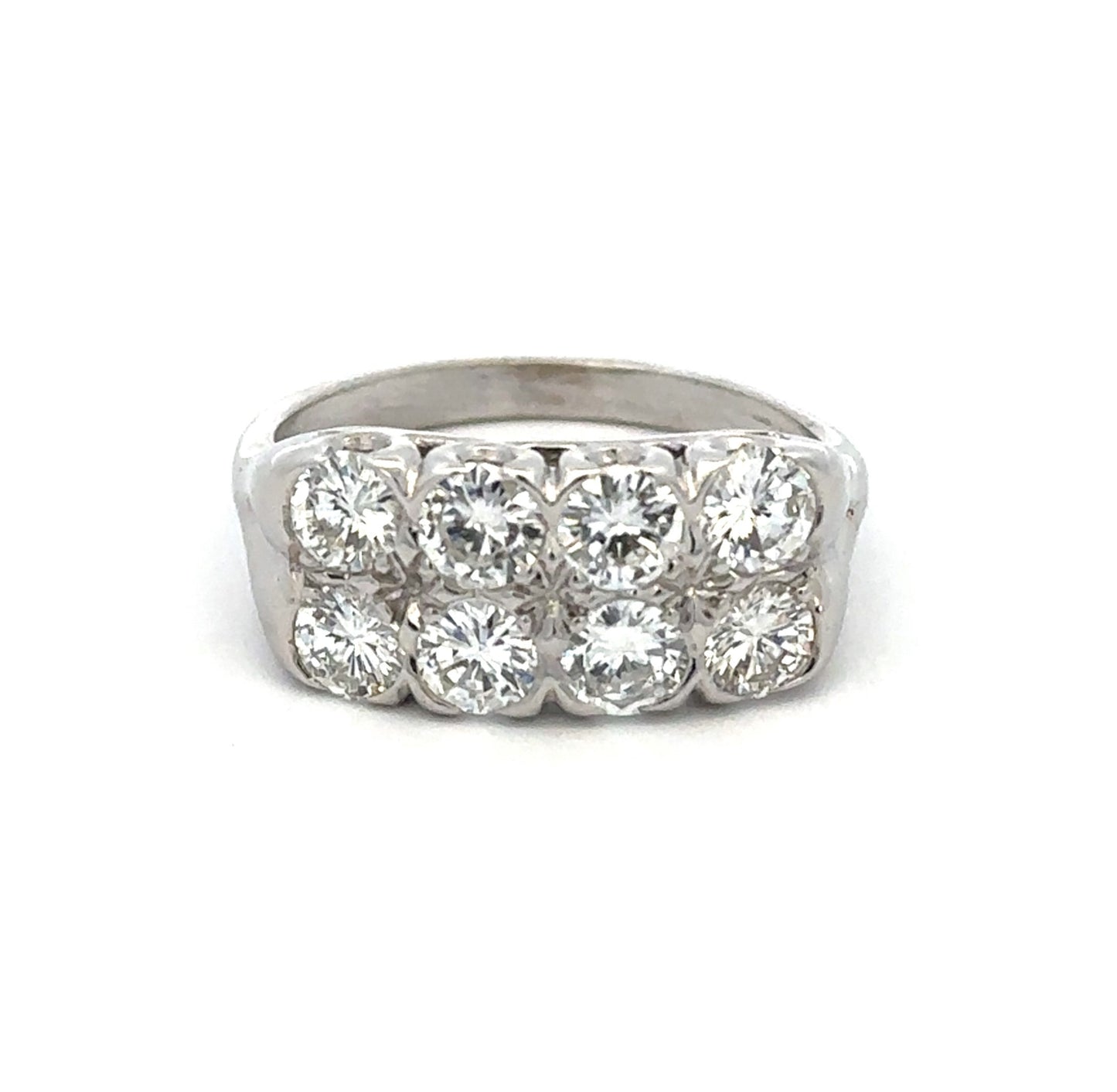 Double Row Diamond Ring