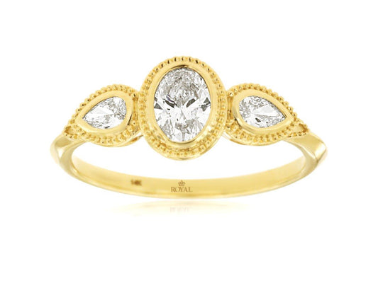 Diamond Three-Stone Ring