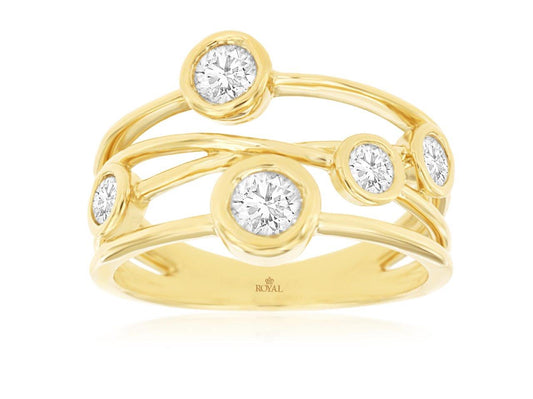 Diamond Bezel Set Ring