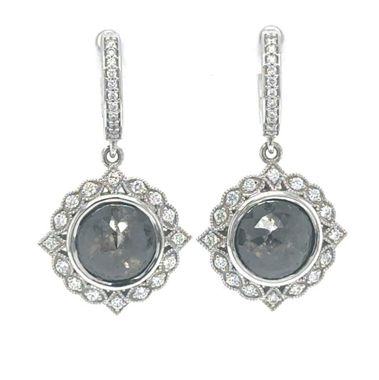 Black Diamond Earrings