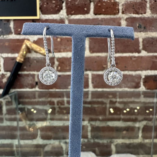 Diamond Drop Earrings