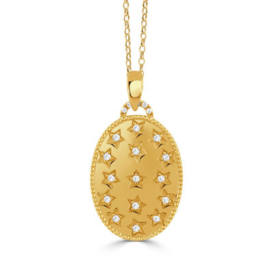 Gold And Diamond Necklace