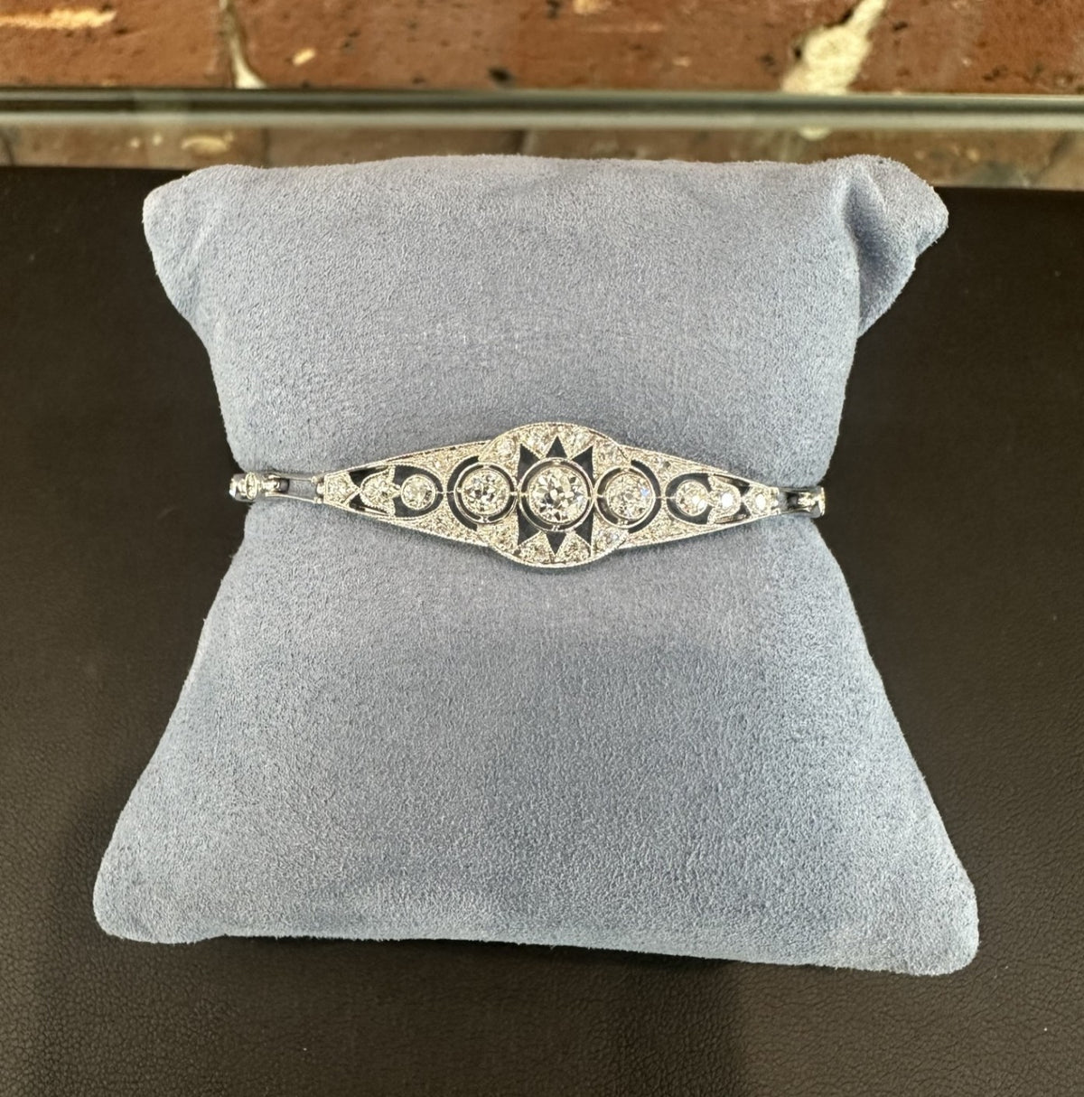 Platinum And Diamond Bracelet