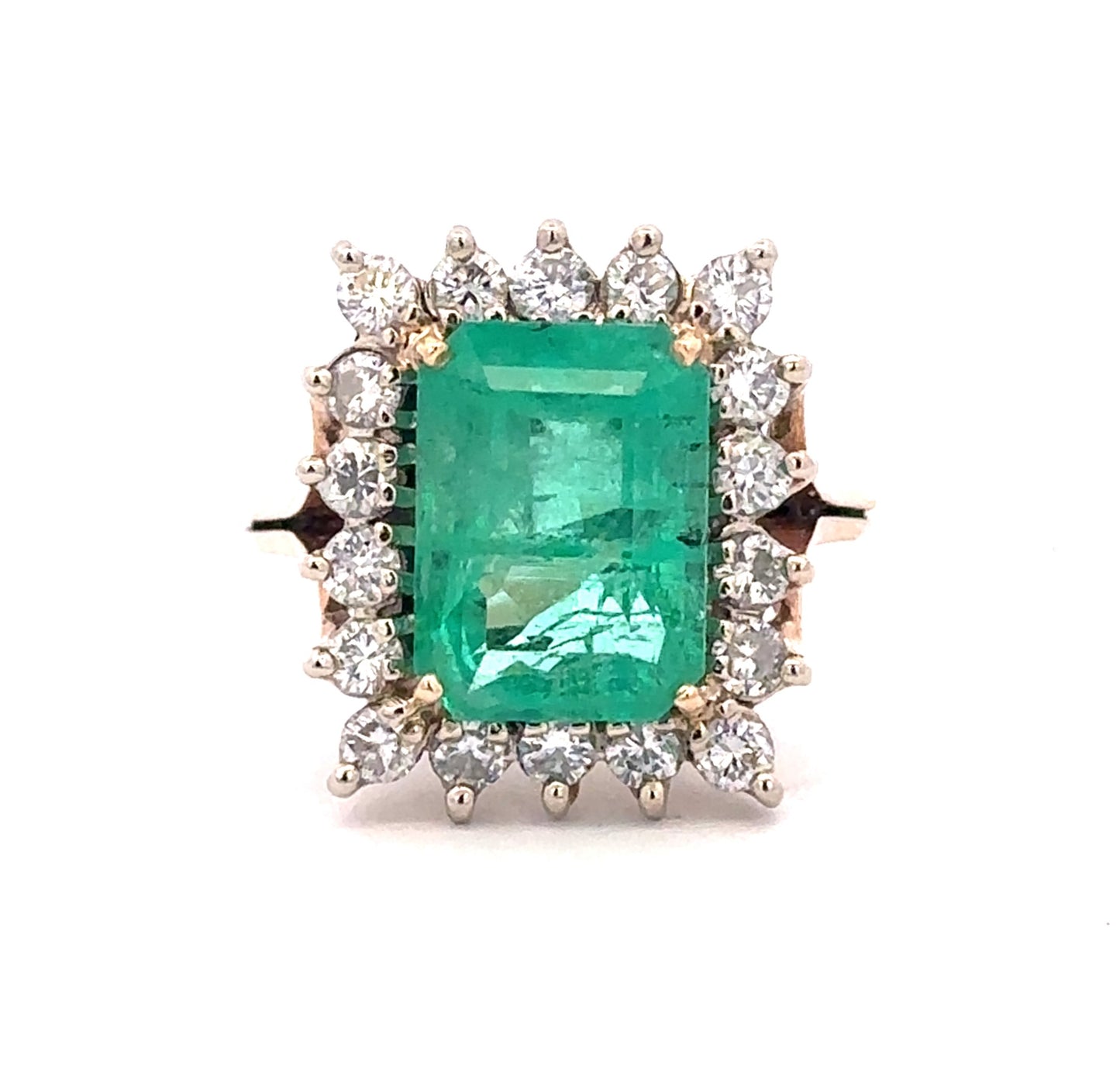 Emerald Cocktail RIng