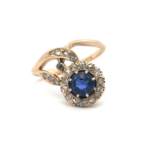 GIA Certified Color Change Sapphire Ring
