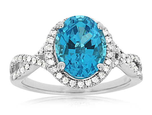 Blue Topaz Ring