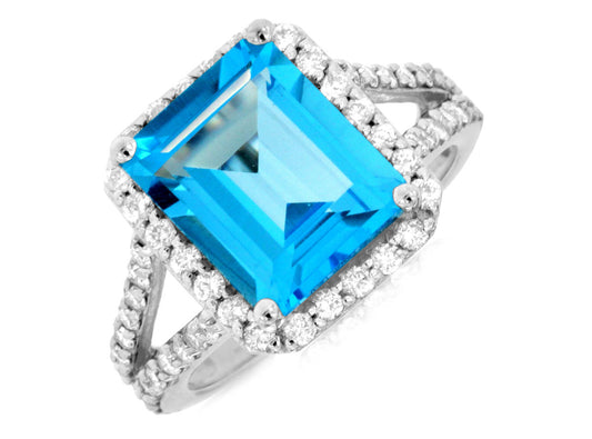 Blue Topaz Ring