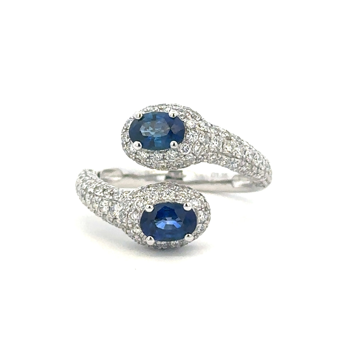 Sapphire Bypass Ring