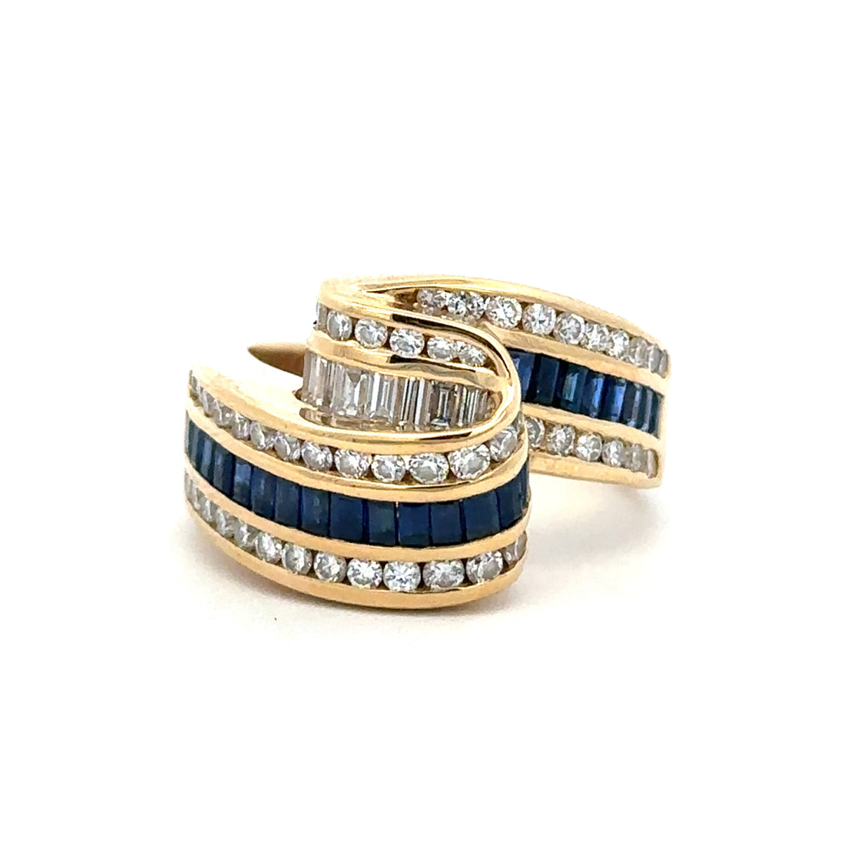 Sapphire And Diamond Ring