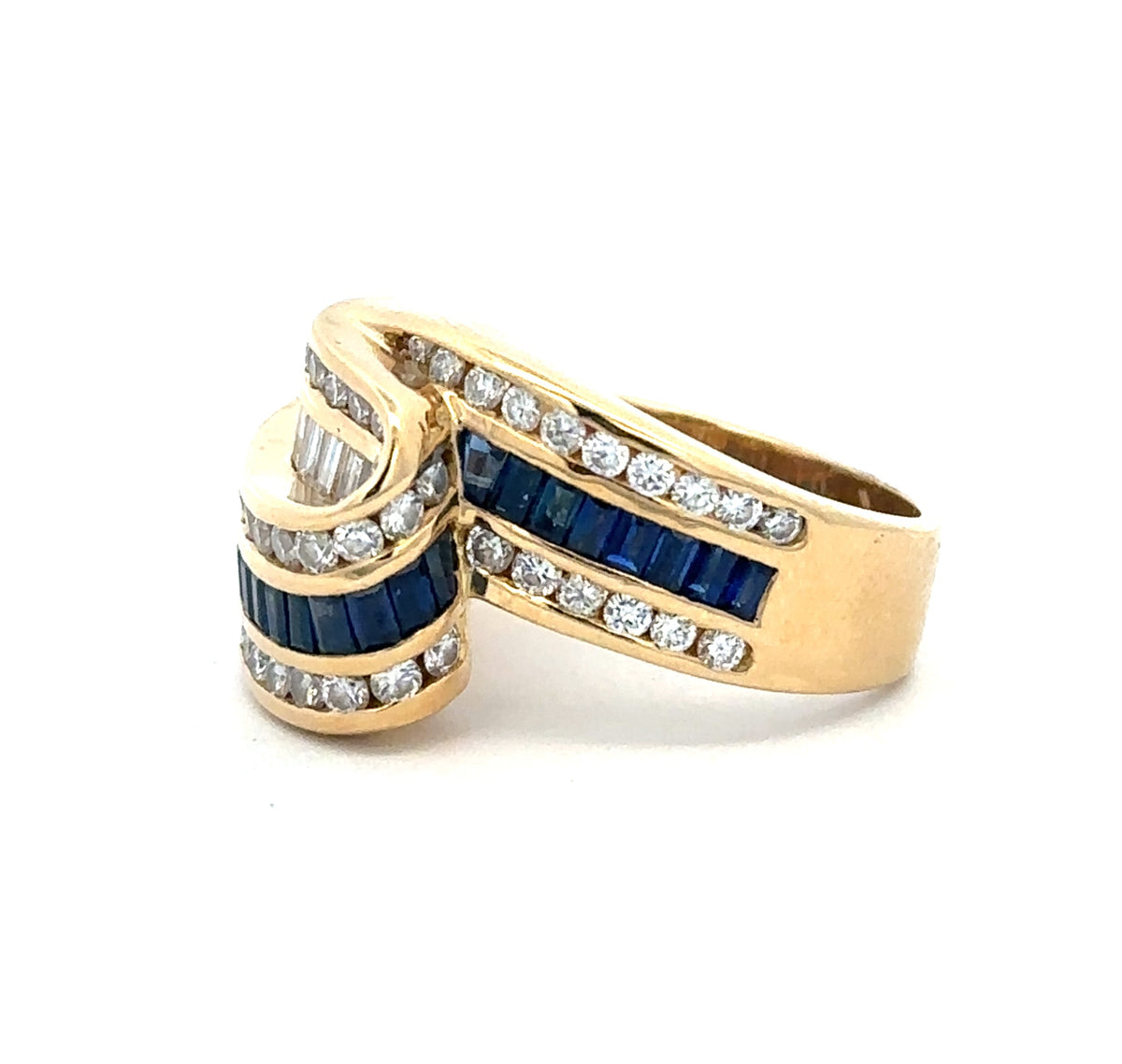Sapphire And Diamond Ring