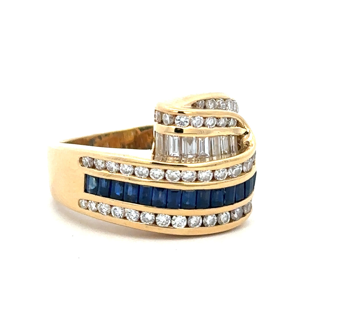 Sapphire And Diamond Ring