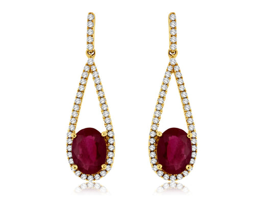 Ruby Earrings