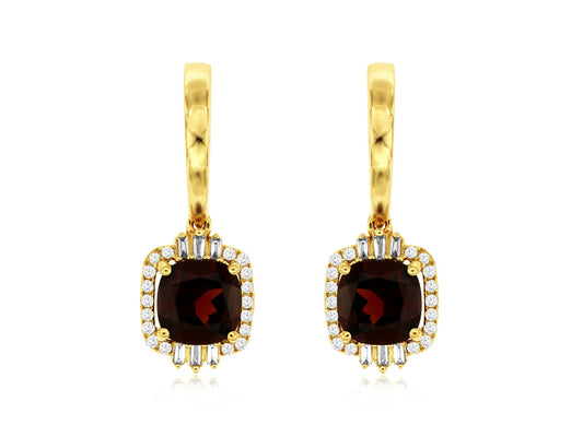 Garnet Earrings