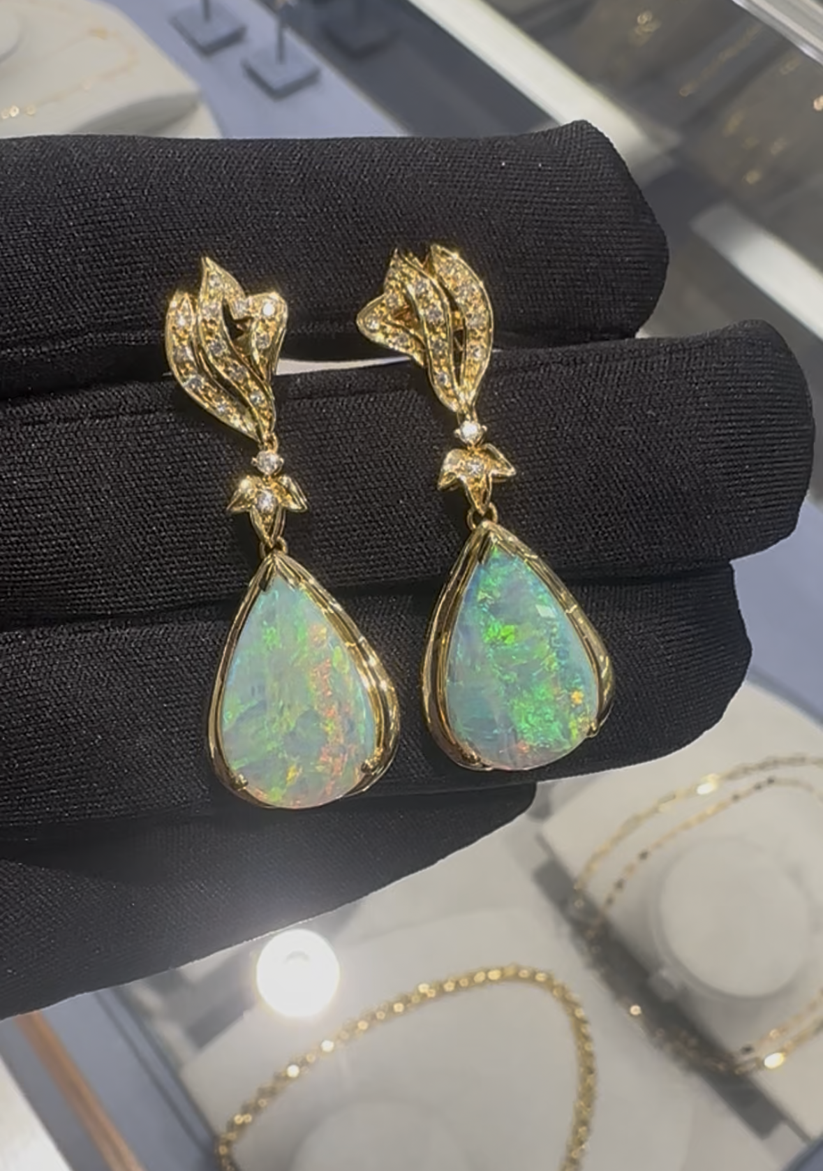 Opal Earrings