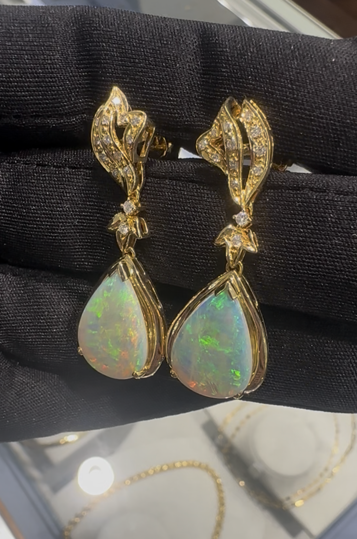 Opal Earrings