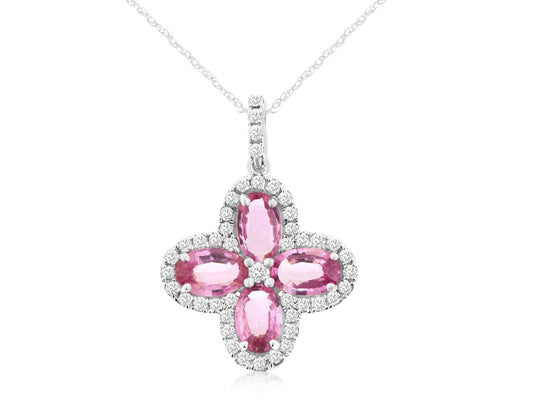 Pink Sapphire Necklace